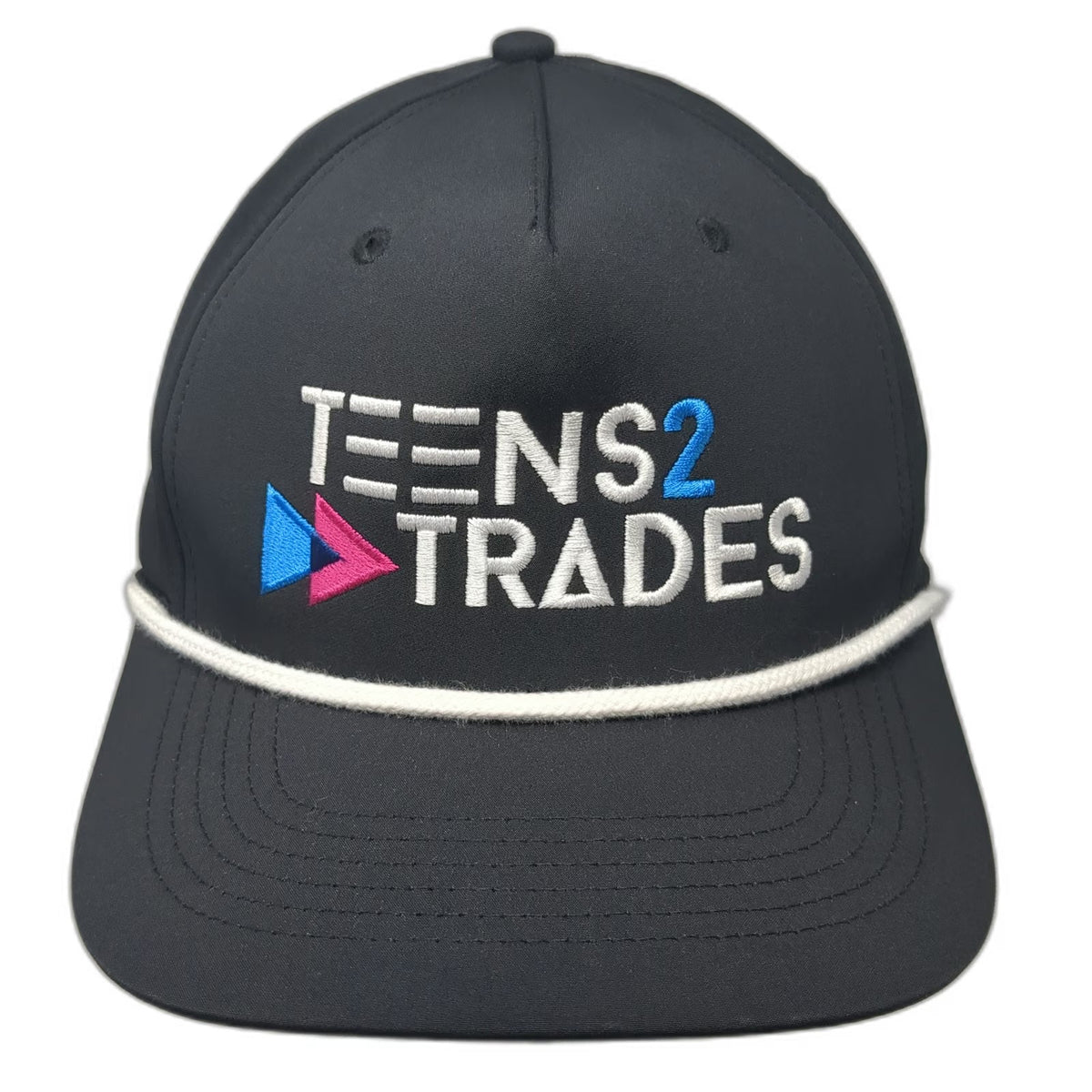 Outdoor Cap 5 Panel Black One Size Teens 2 Trades Rope Snapback Performance Hat