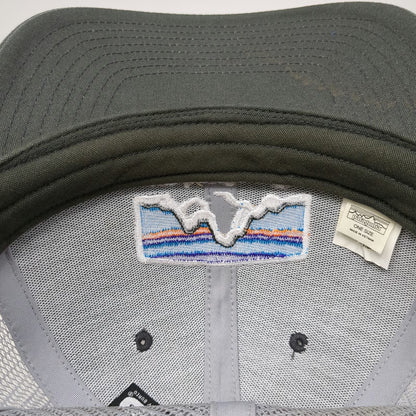 Patagonia Trucker Hat Gray One Size Mesh Snapback Fitz Roy Mountain Logo Hat