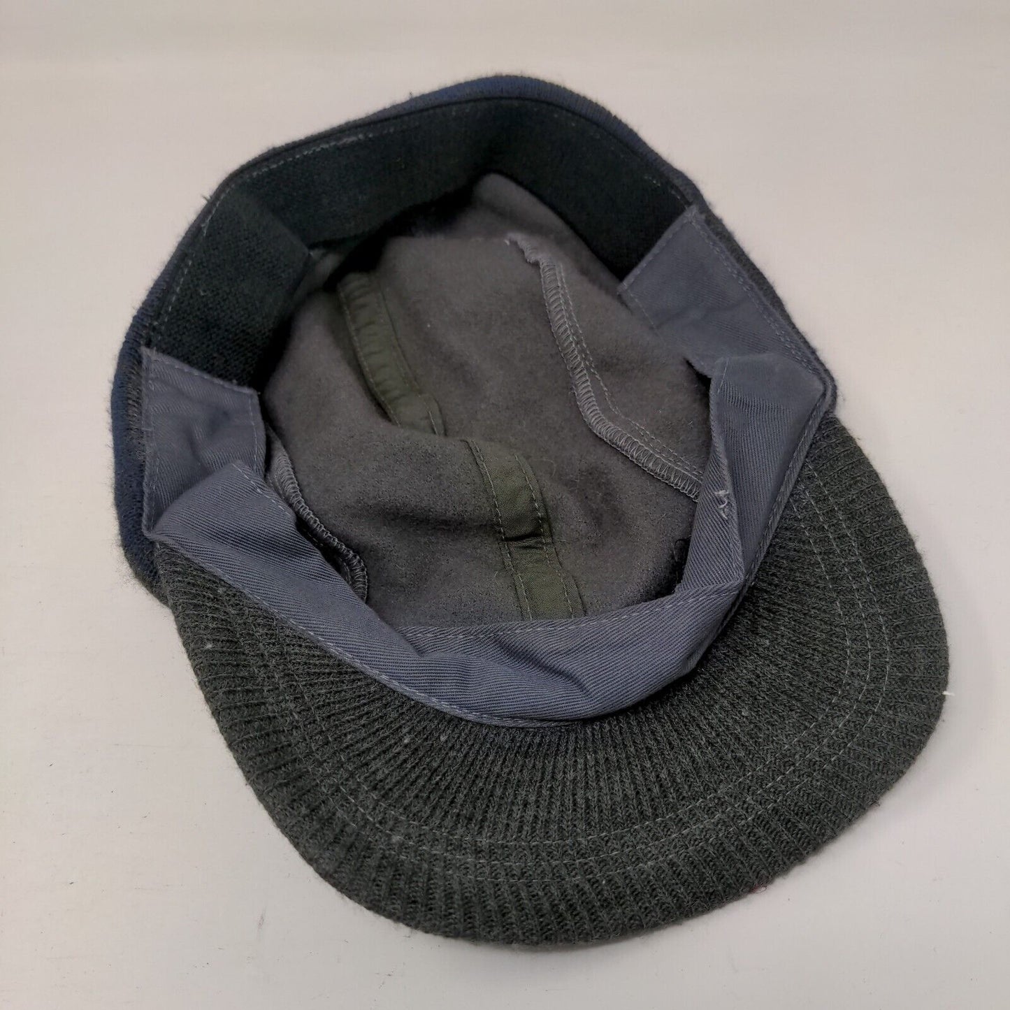 Unbranded Fitted Hat Gray One Size Striped Trim Blank Outdoor