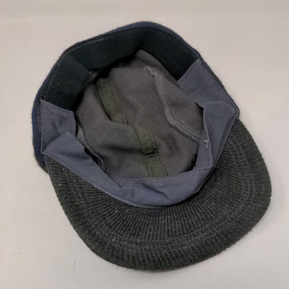Unbranded Fitted Hat Gray One Size Striped Trim Blank Outdoor