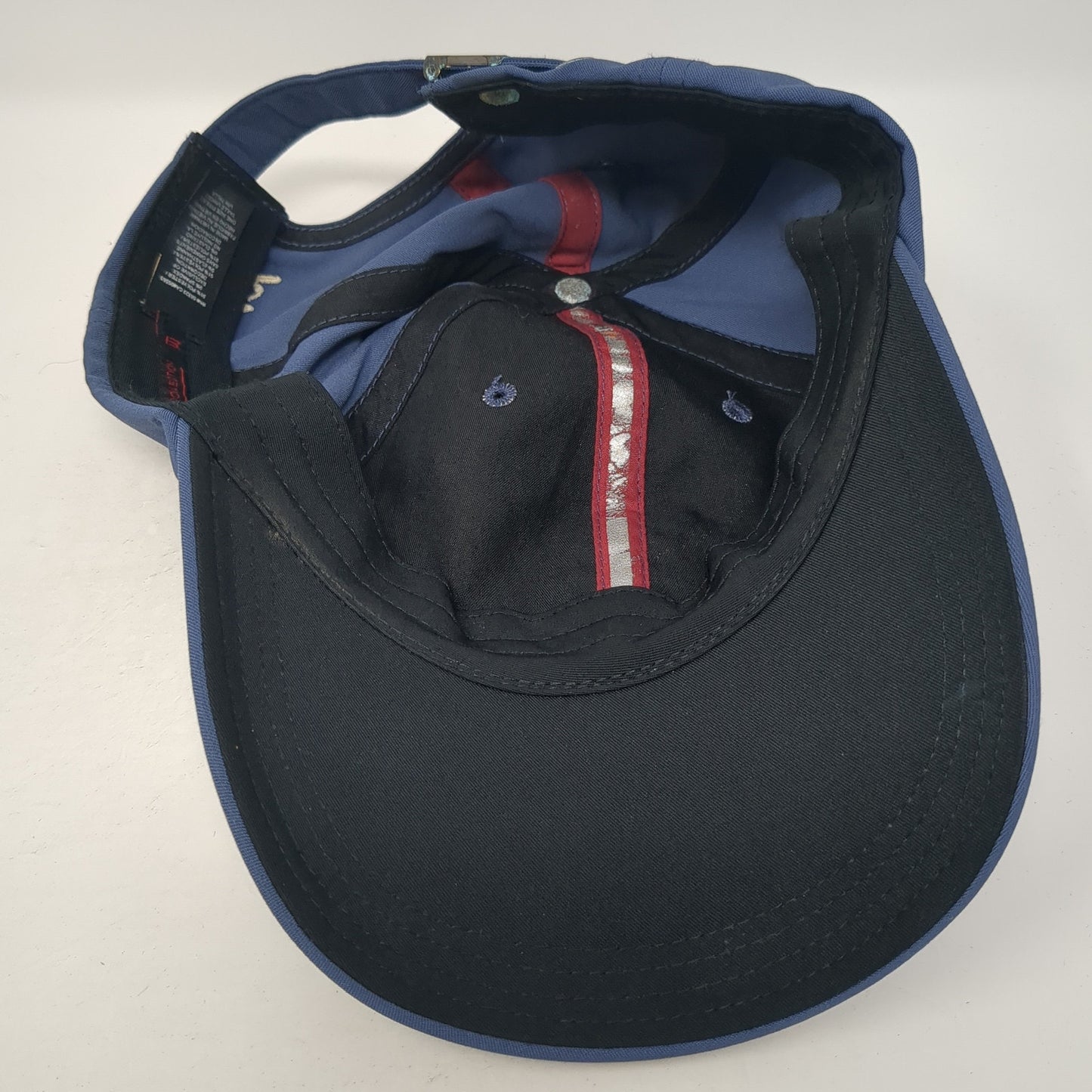 Tiger Woods Slideback Baseball Cap Blue One Size Adjustable Embroidered 6 Panel