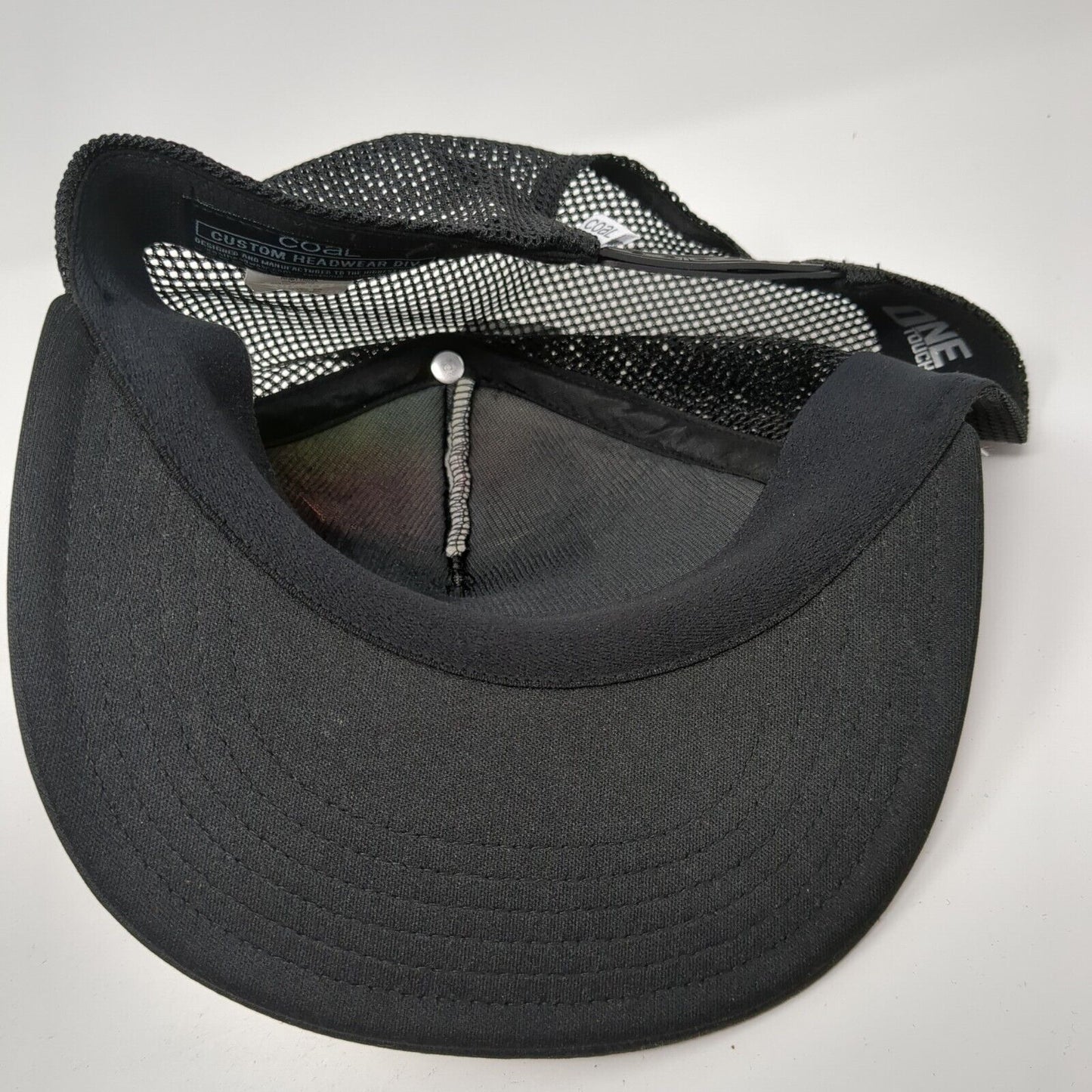 Grumpy's Ketchum Idaho Est. 1978 Trucker Hat Multi OS Seamless Mesh W/Tags Coal