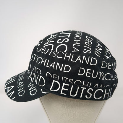 Robin Ruth Army Cap Black White Deutschland One Size Cotton Print Strapback Hat