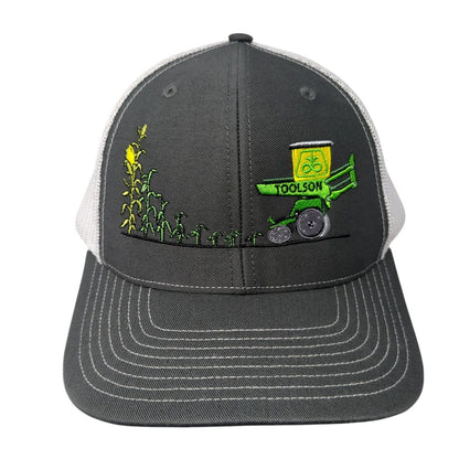 Toolson Sell Till Plant Snapback Trucker Hat Gray OS Adjustable Mesh Richardson