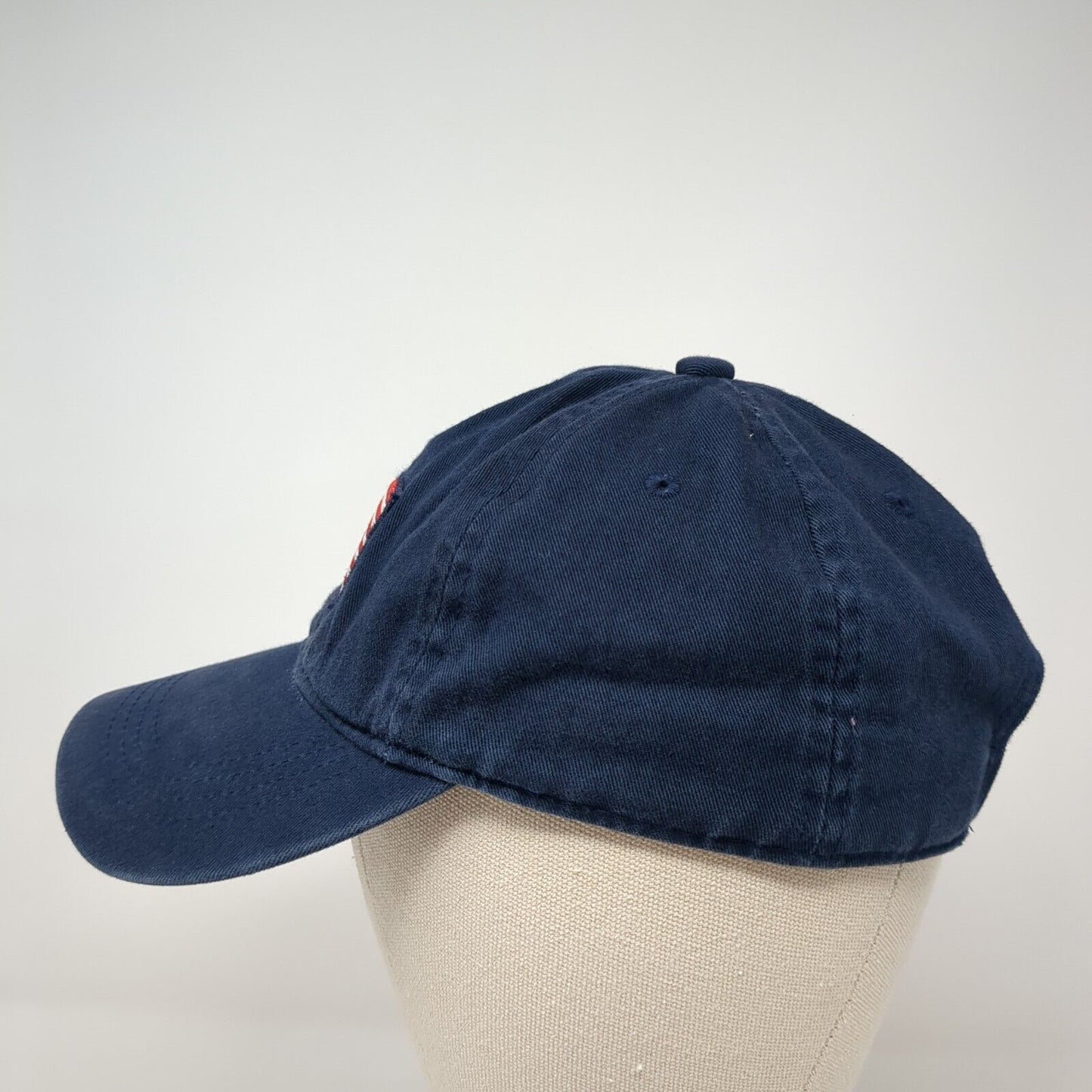 USA Flag Slideback Hat Blue One Size Adjustable Embroidered Patriotic Old Navy
