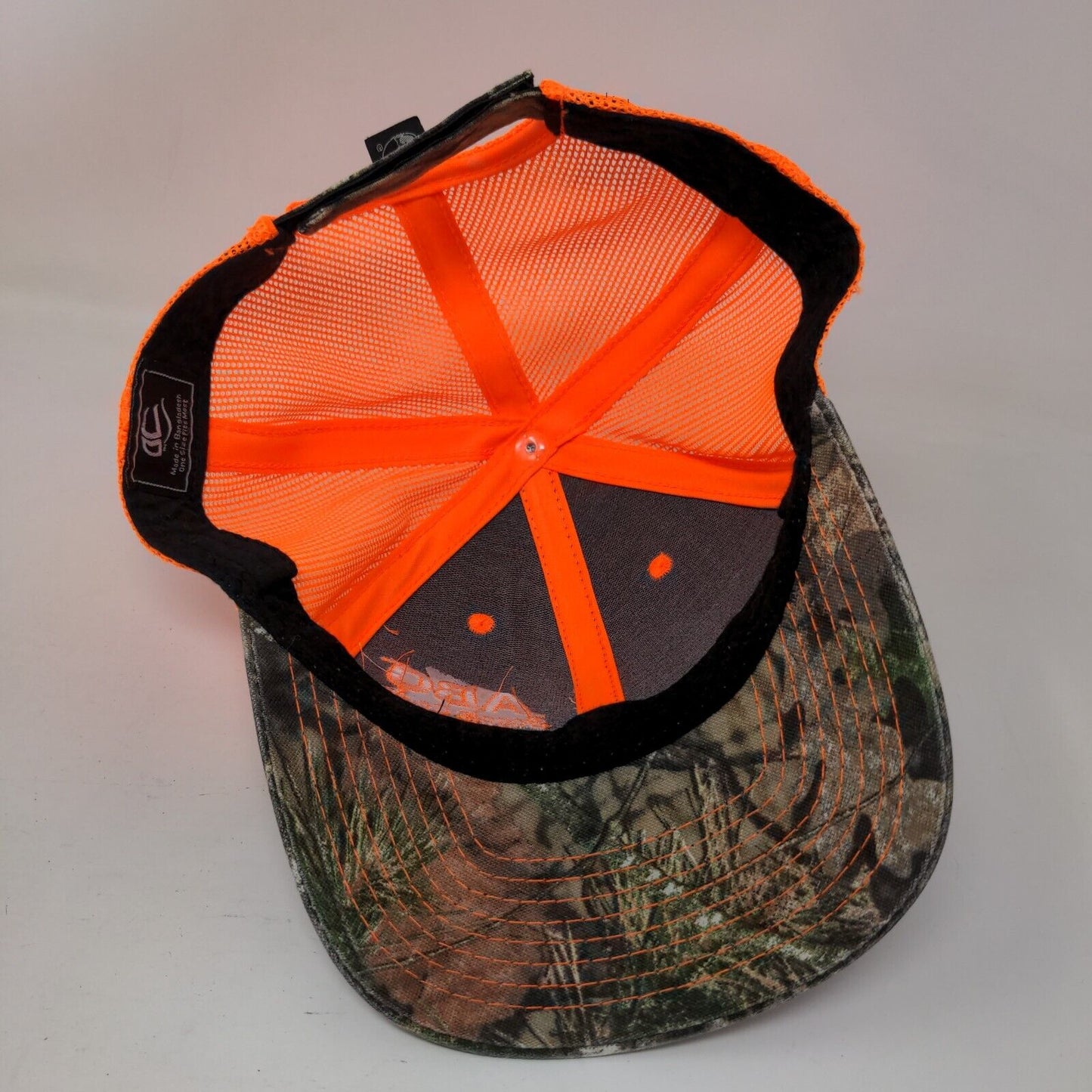 ABC Supply Co. Inc. Strapback Mesh Back Trucker Hat Camo OSFM Outdoor Cap