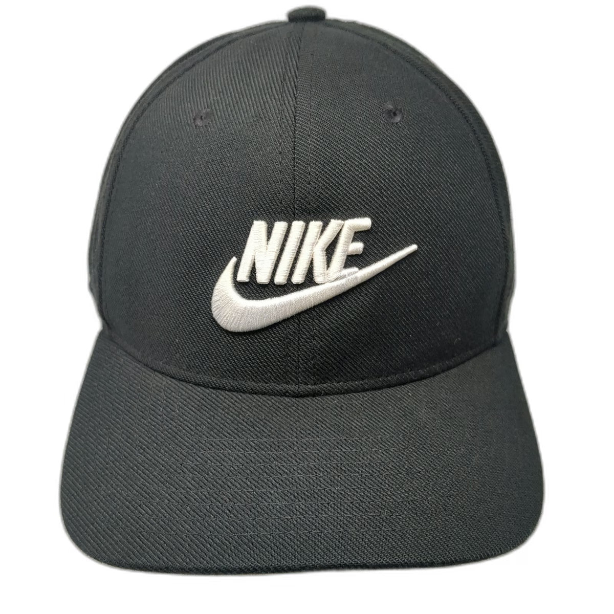 Nike Baseball Cap Black XL Dri-Fit Classic99 Embroidered Swoosh Stretch Fit Hat