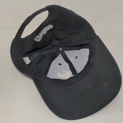 Unbranded Men's Snapback Hat Black Adjustable Embroidered Wrench Logo Cotton