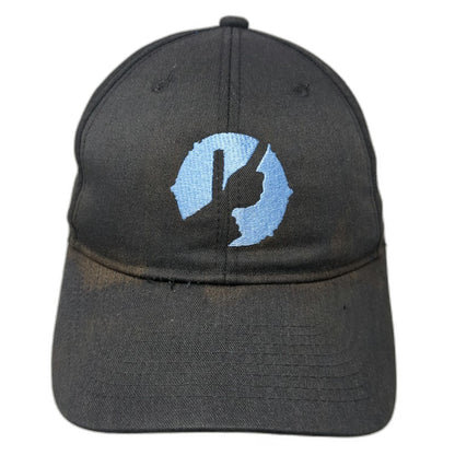Port Authority Baseball Cap Black OSFM Son Cubano Logo Slideback Hat Embroidered