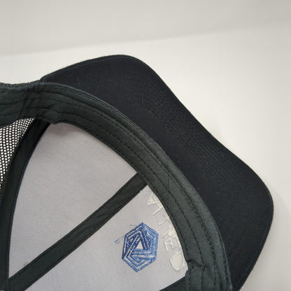 Allied Business Solutions Snapback Trucker Hat Black One Size Mesh Back