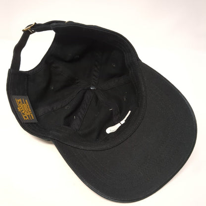 ER Slideback Hat Black One Size Adjustable Embroidered The Classics Yupoong