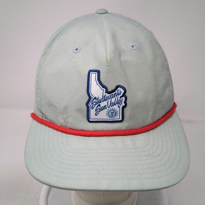 You Know. 5 Panel Green One Size Rope Snapback Idaho Sun Valley Patch Hat