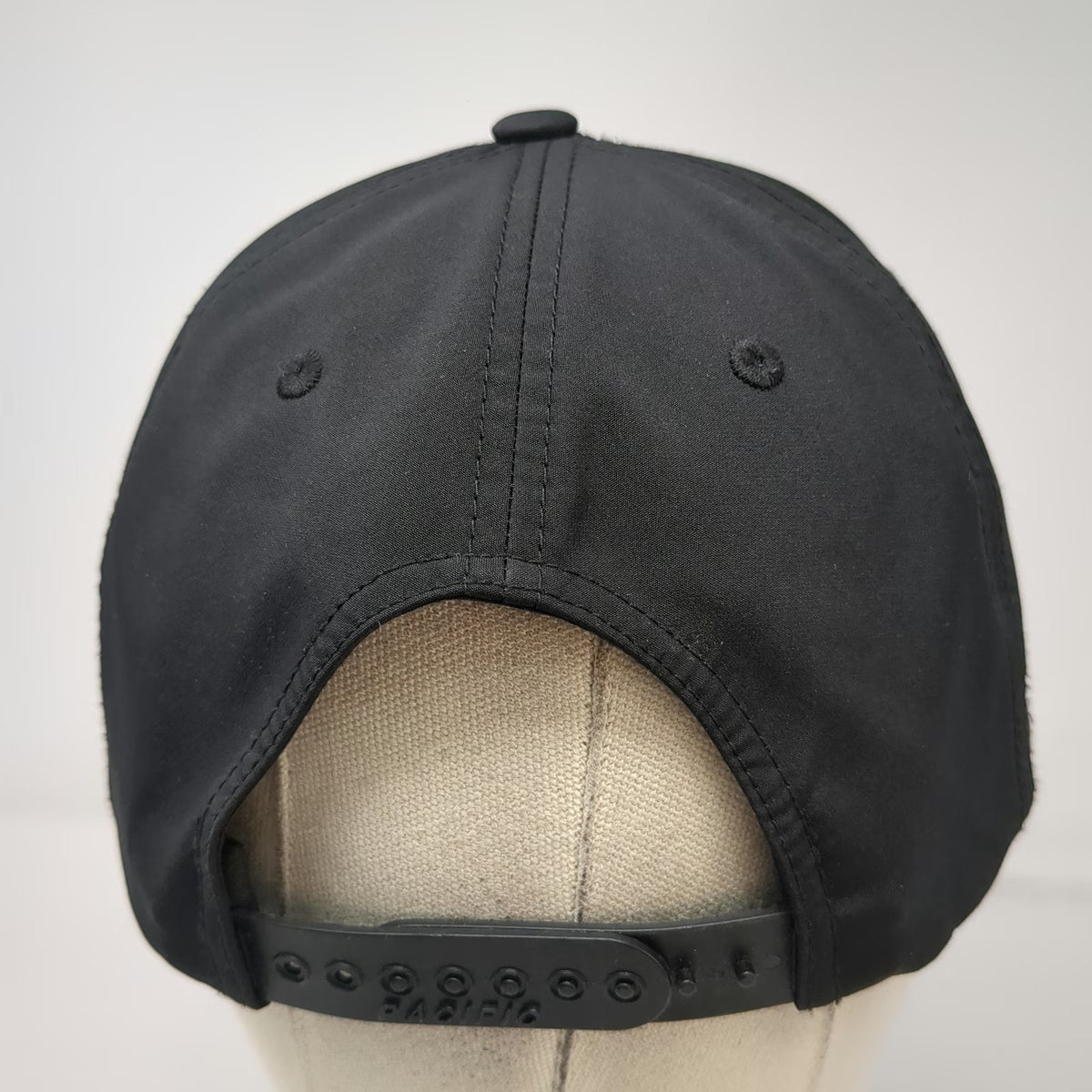 Pacific Headwear 5 Panel Black Hat One Size Snapback Rope Pilot Thomas Logistics