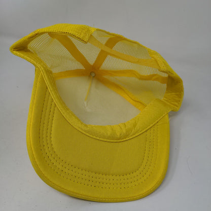 Afro Woman My Roots Snapback Mesh Back Trucker Hat Yellow One Size