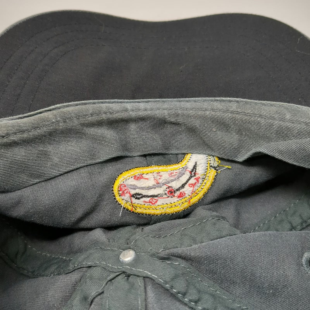 Cotton Deluxe Salvador Dali Museum Gray Melting Clock One Size Baseball Cap Hat