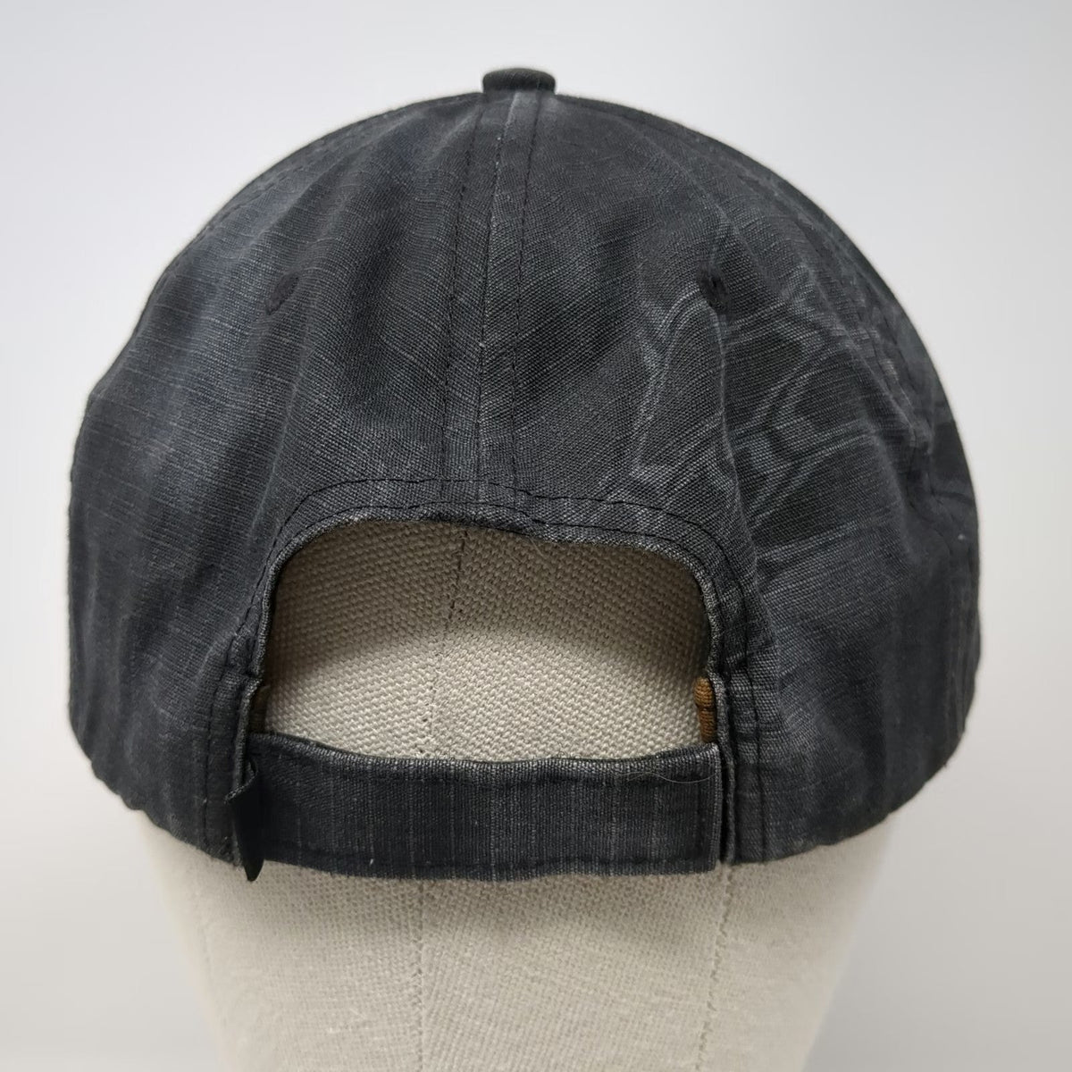 Richardson Baseball Cap Black Gray One Size Strapback Western Trailers Hat Logo