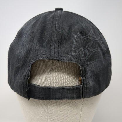 Richardson Baseball Cap Black Gray One Size Strapback Western Trailers Hat Logo