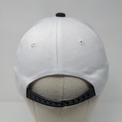 BAE Patch Snapback Hat White One Size Adjustable Colorblock 6 Panel