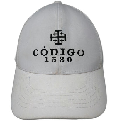 Codigo 1530 Tequila White Baseball Cap One Size Perforated Strapback Hat