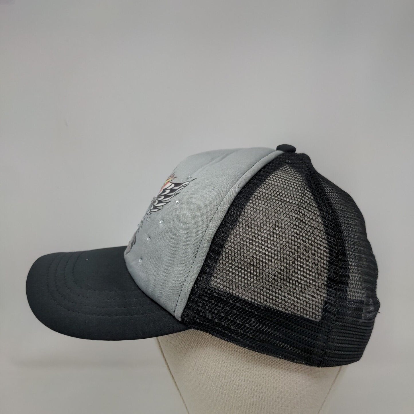 Empyre Fly High Skull Snapback Mesh Back Trucker Hat Multi One Size Bling