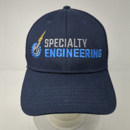 Specialty Engineering Fitted Hat Blue L/XL Embroidered Otto Flex 6 Panel