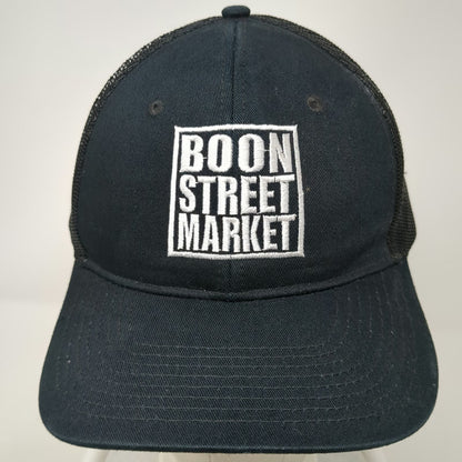 Port Authority Trucker Hat Black One Size Boon Street Market Mesh Snapback