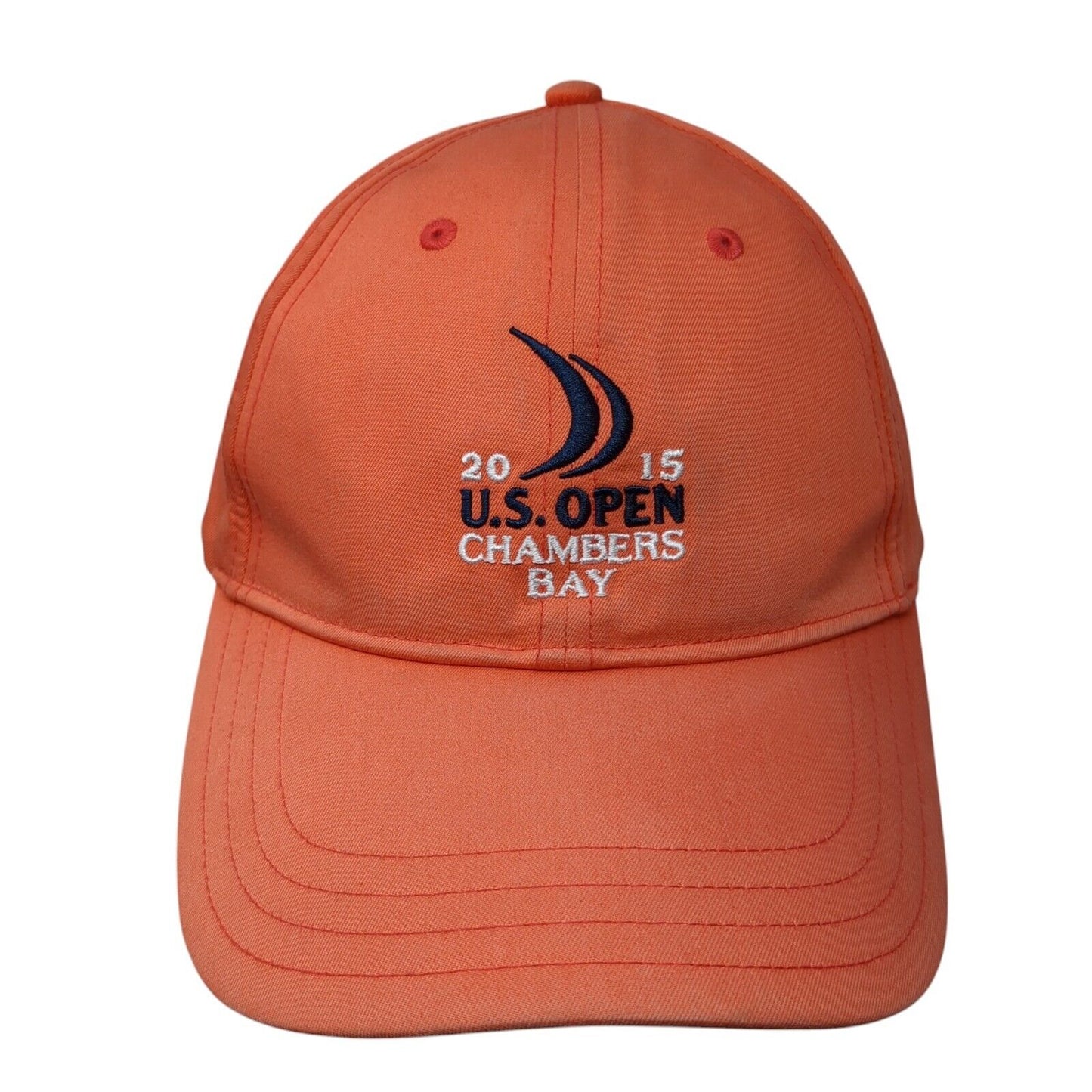 2015 U.S. Open Chambers Bay Slideback Hat Orange One Size Adjustable