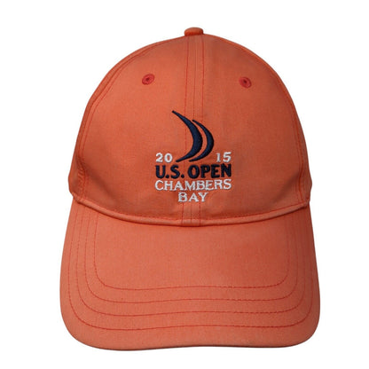 2015 U.S. Open Chambers Bay Slideback Hat Orange One Size Adjustable