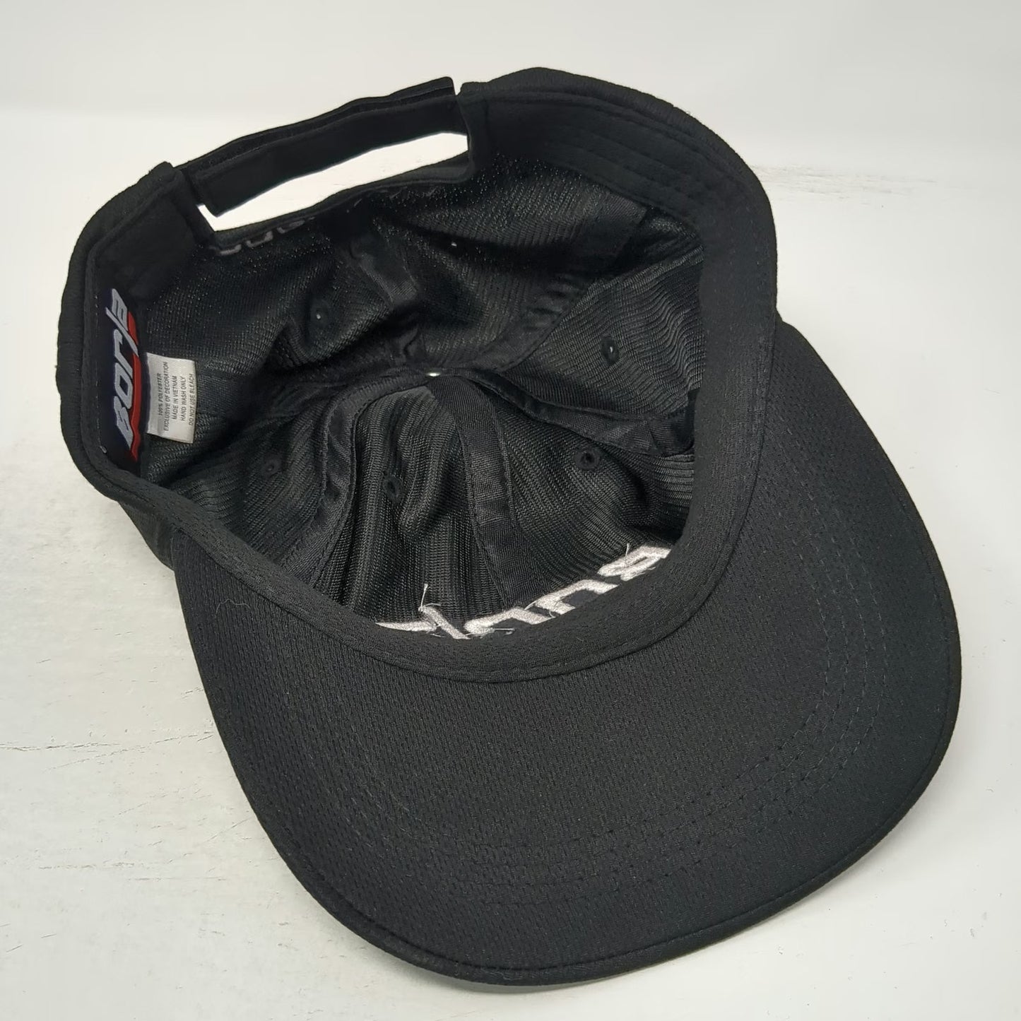 Borla Baseball Cap Black One Size Strapback Performance Polyester Exhaust Hat