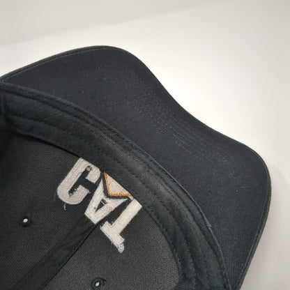 CAT Western States Equipment Black OS Adjustable Embroidered 6 Panel Cotton