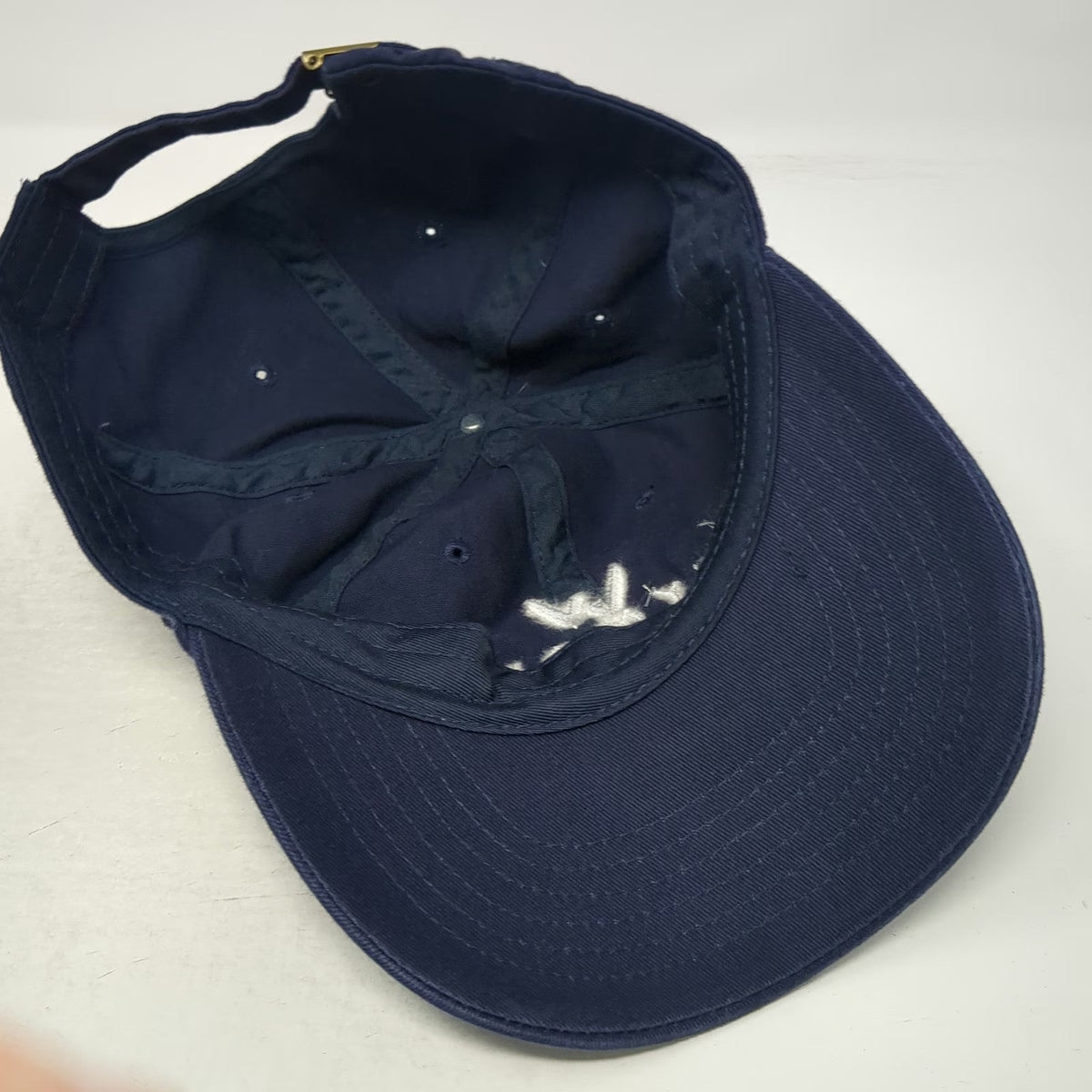 Waymaker Embroidered Logo Baseball Cap Blue OS Cotton Curved Brim Slideback Hat