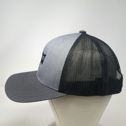 Pacific Headwear Trucker Hat Gray One Size Inland Crane Mesh Snapback Industrial