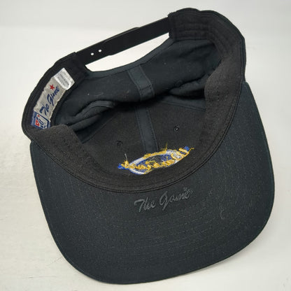 The Game Snapback Black One Size Mohawk Trail Warriors Hat Logo Graphic Cotton