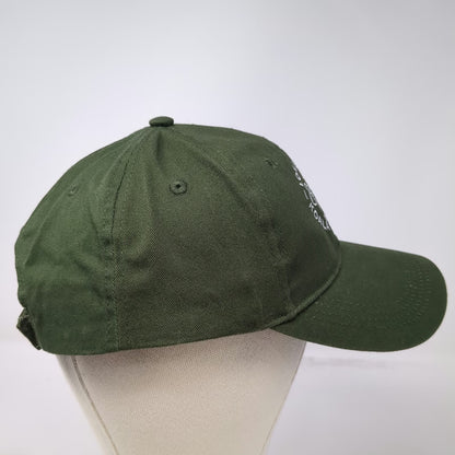 Green One Size Baseball Cap Lone Pine Koala Sanctuary Hat Adjustable Cotton Logo