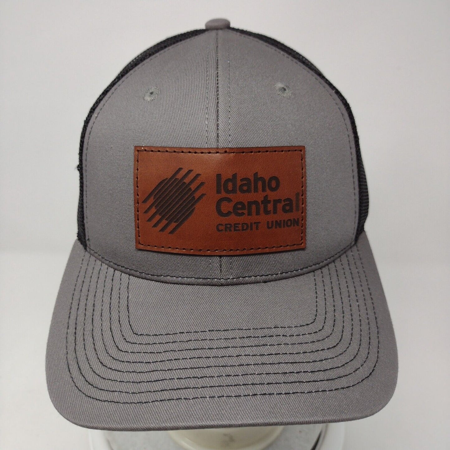 Idaho Central Credit Union Snapback Trucker Hat Gray OSFA Outdoor Cap