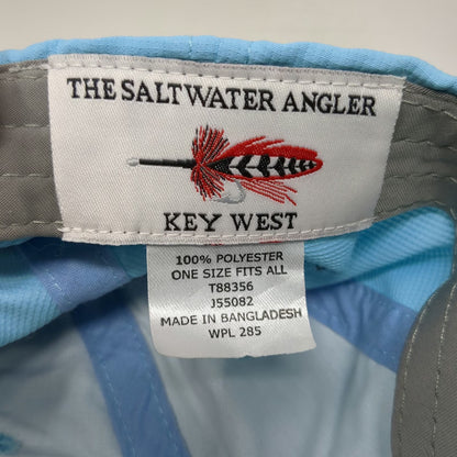 The Saltwater Angler Baseball Cap Blue One Size Mahi Mahi Fish Key West Lure Hat
