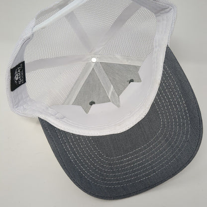 Even Flow Rain Gutters Snapback Trucker Hat Gray OS Adjustable Mesh Back Idahat