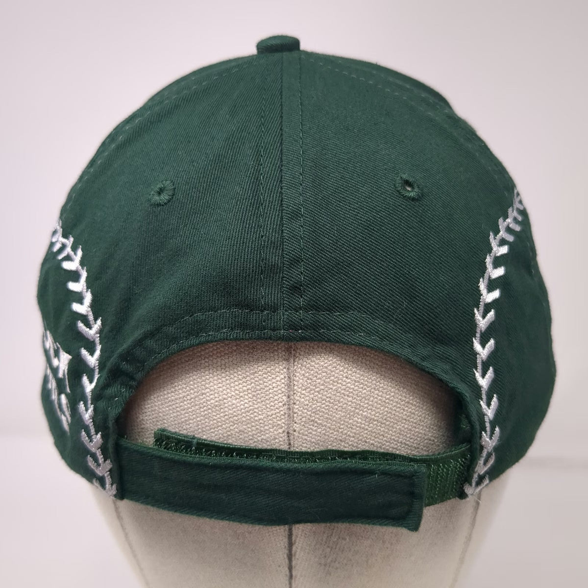 Victory Custom Chubbuck Cyclones Green One Size Cap Hat Tornado Stitching Detail