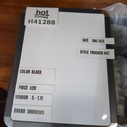 Viet-Nomz Snapback Mesh Back Foam Trucker Hat Multicolor Graphic Logo