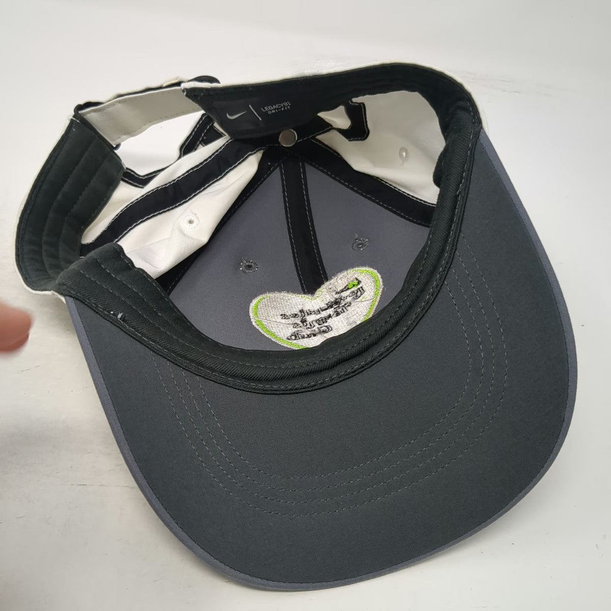 Nike Baseball Cap Gray One Size Loveladies Tennis Club LBI Dri-Fit Legacy91 Hat