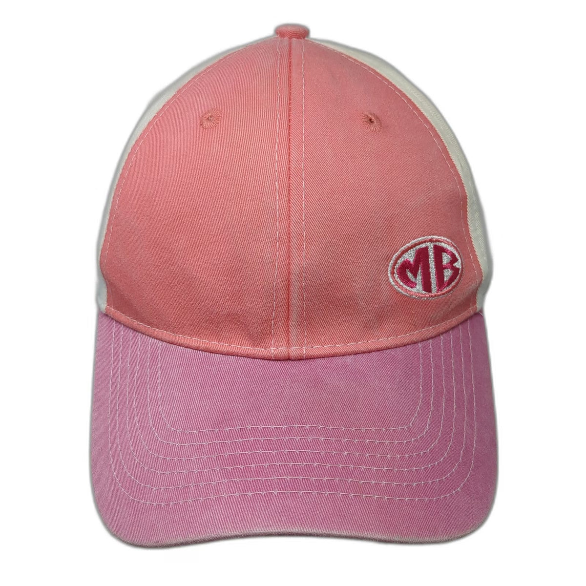Baseball Cap Pink One Size Myrtle Beach South Carolina Strapback Embroidered Hat
