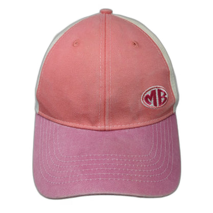 Baseball Cap Pink One Size Myrtle Beach South Carolina Strapback Embroidered Hat