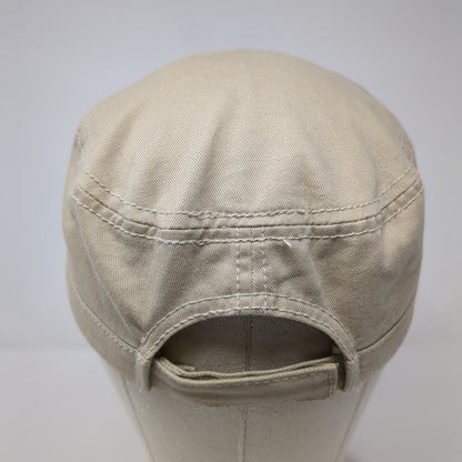 Legendary Ladies Strapback Cadet Army Cap Hat Tan OSFA Adjustable