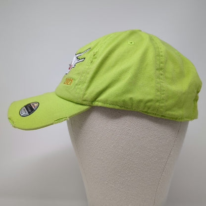 KBETHOS Baseball Cap Green One Size No Lao Cow 2021 Distressed Slideback Hat