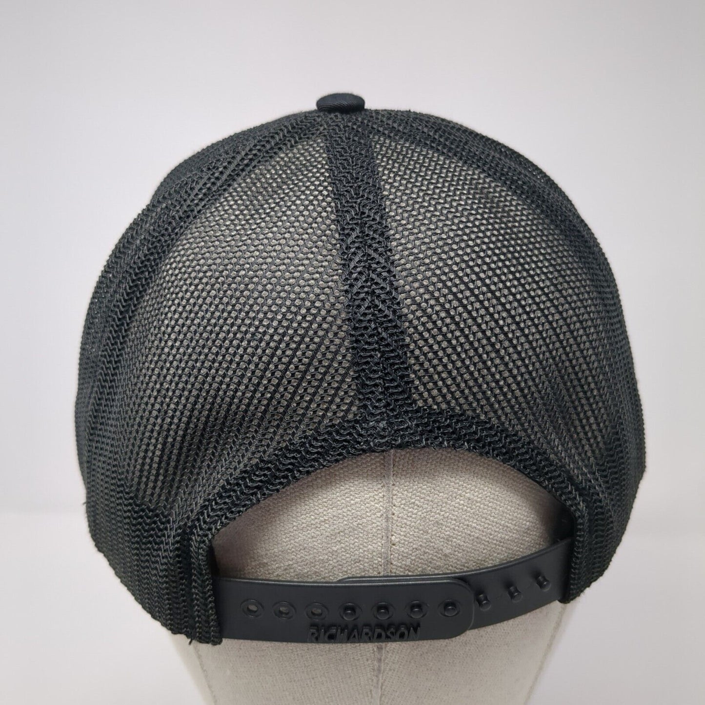 Challenger Companies, Inc. Snapback Trucker Hat Black One Size Mesh Back