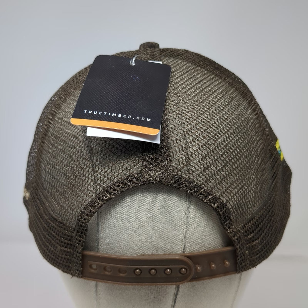 TrueTimber Trucker Hat Brown One Size got grass? Barenbrug Camo Mesh Snapback