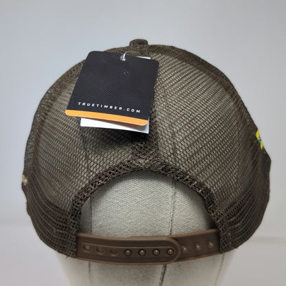 TrueTimber Trucker Hat Brown One Size got grass? Barenbrug Camo Mesh Snapback