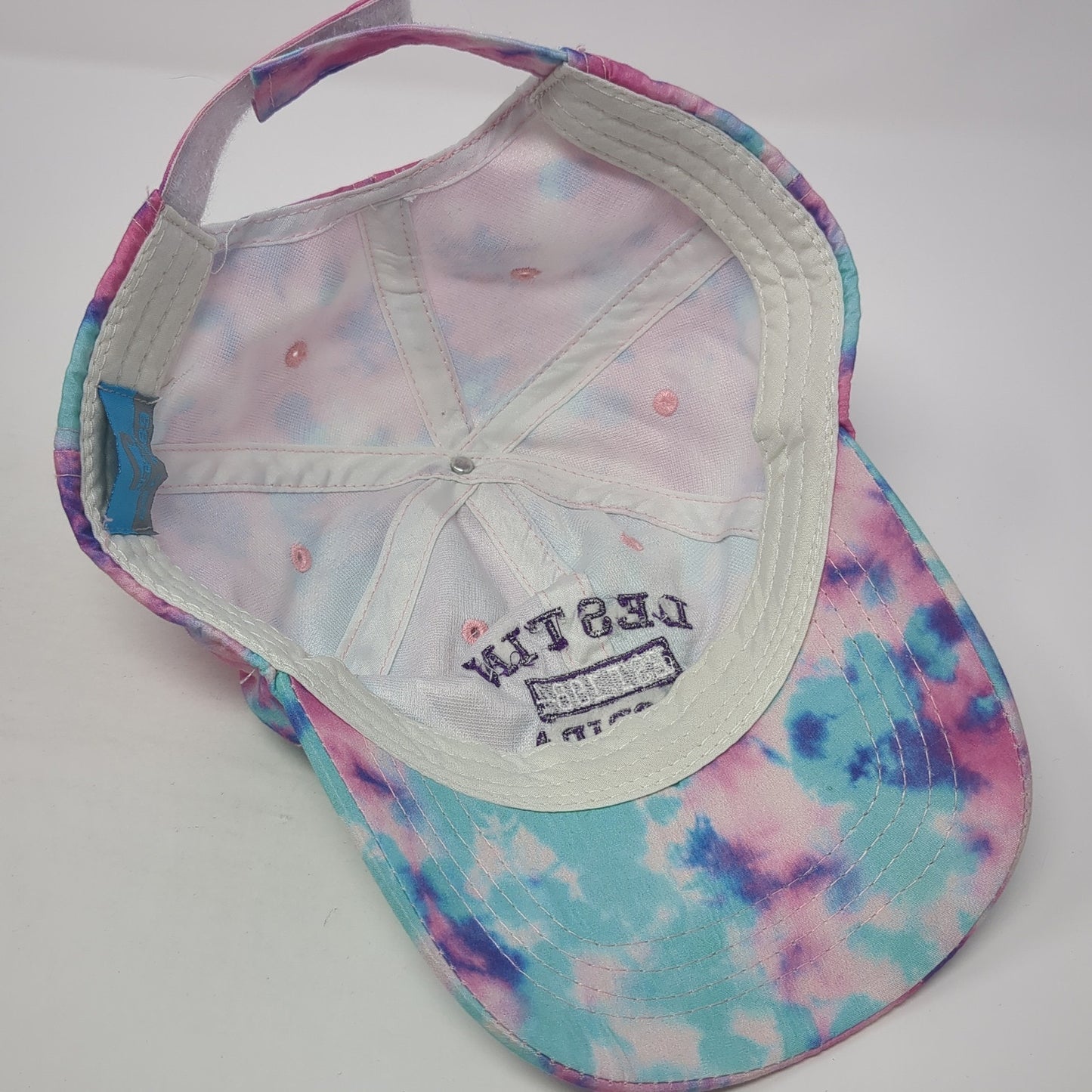 Destin Florida Strapback Hat Multicolor One Size Adjustable Tie Dye