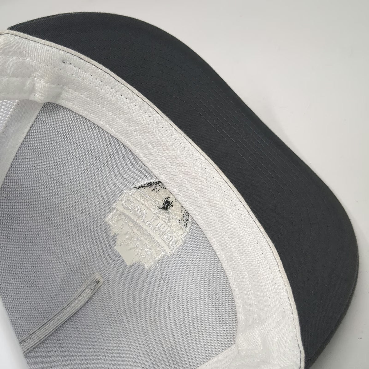 Yupoong Trucker Hat Gray OSFM Owyhee Environmental Mesh Back Flat Brim Snapback