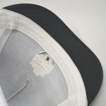 Yupoong Trucker Hat Gray OSFM Owyhee Environmental Mesh Back Flat Brim Snapback